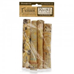 4 kawałki tkanin - Klimt