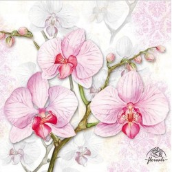 Serwetka papierowa - orchidee